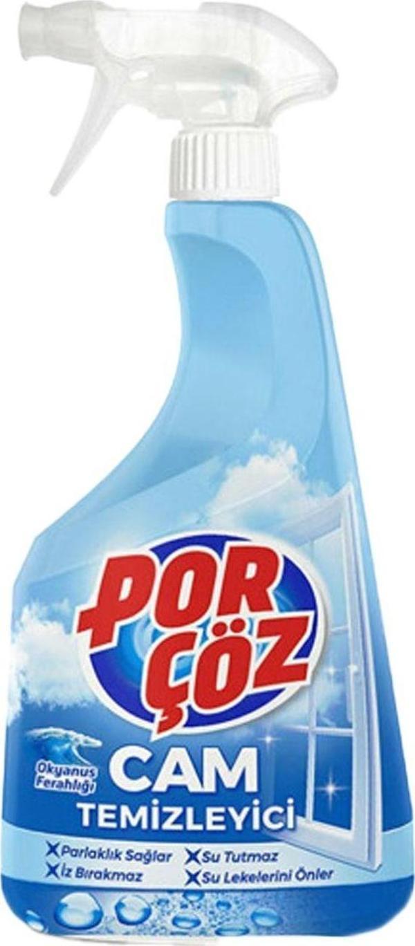 Porçöz Cam Temizleyici Sprey Okyanus Ferahlığı 750 Ml - Image 1