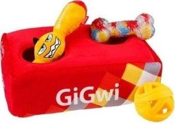 Gigwi Kemik Çantası Peluş Kedi ve Köpek Oyuncağı Renkli - Image 1