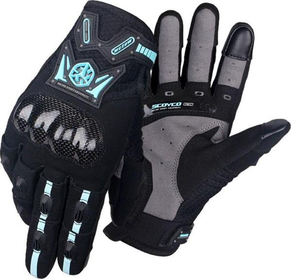 Scoyco MC20W Carbon Dokunmatik Yazlık Kadın Motosiklet Eldiveni - Image 1