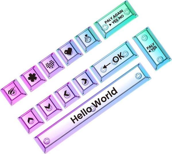 Gamenote Keycaps 13 Parça PBT Gaming Mekanik Klavye Tuş Takımı - Image 1