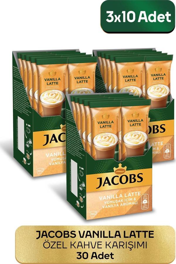 Jacobs Vanilya Latte 10'lu x 3 Adet - Image 1