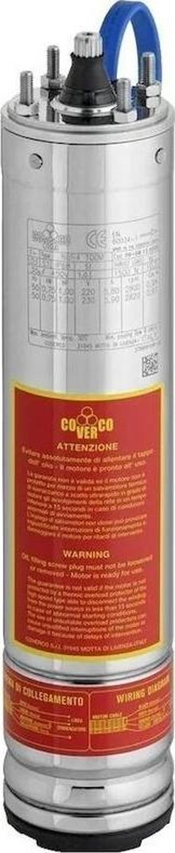 Coverco 1.5 Hp 4" 220V Italyan Dalgıç Motoru - Image 1