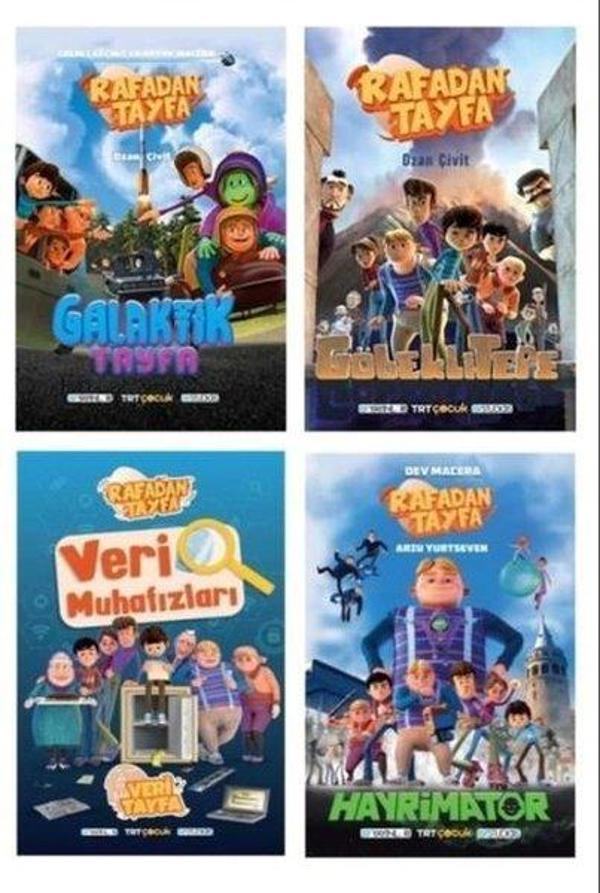 Rafadan Tayfa 4'lü Kitap Seti / Galaktik Tayfa - Göbeklitepe - Veri Muhafızları - Hayrimatör - İSF Yayınları - Image 1