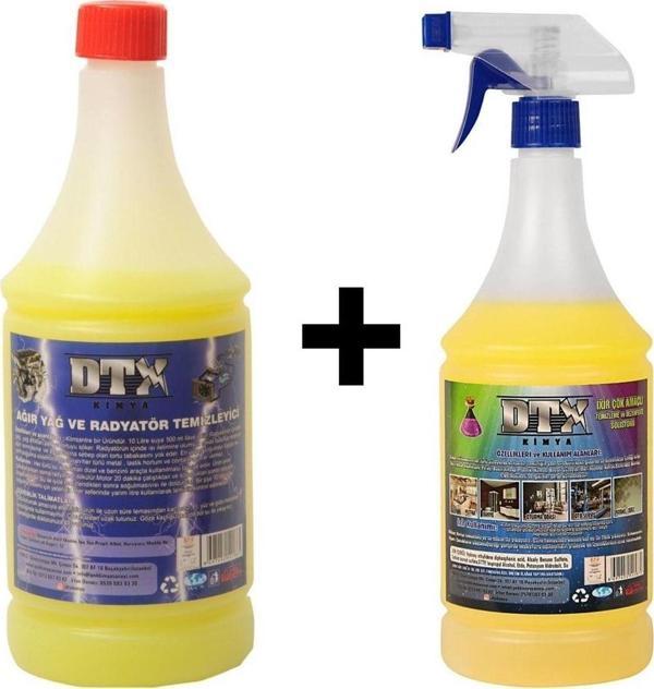 Dtx Kimya Oto Kalorifer Ve Petek Temizleme Ilacı 1 Lt Ixir Çok Amaçlı Temizleme Solisyonu 1 Lt - Image 1