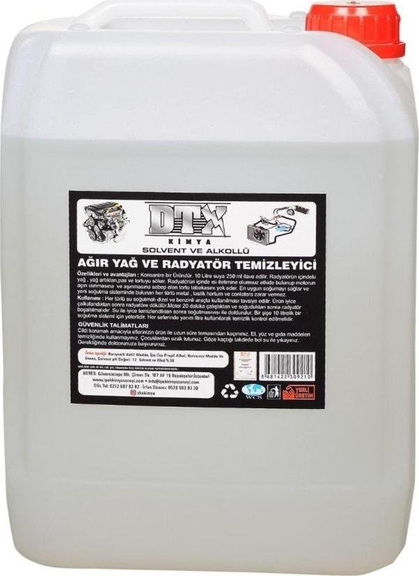 Dtx Kimya Solventli Radyatör Ve Soğutma Sistemi Temizleyici 5L - Image 1