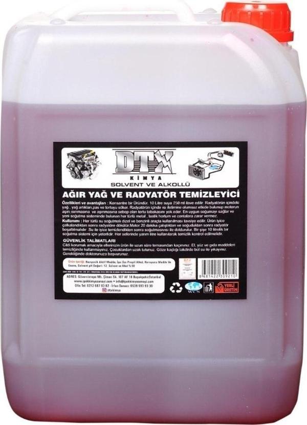 Dtx Kimya Solventli Radyatör Ve Soğutma Sistemi Temizleyici 5L - Image 1