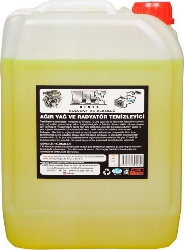 Dtx Kimya Solventli Radyatör Ve Soğutma Sistemi Temizleyici 5L - Image 1