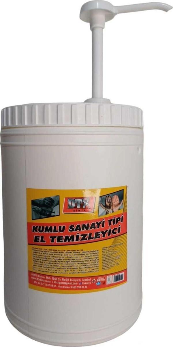 Dtx Kimya Dtx Endüstriyel Kumlu Ponzalı Sert El Temizleme Sabunu 3 Kg - Image 1