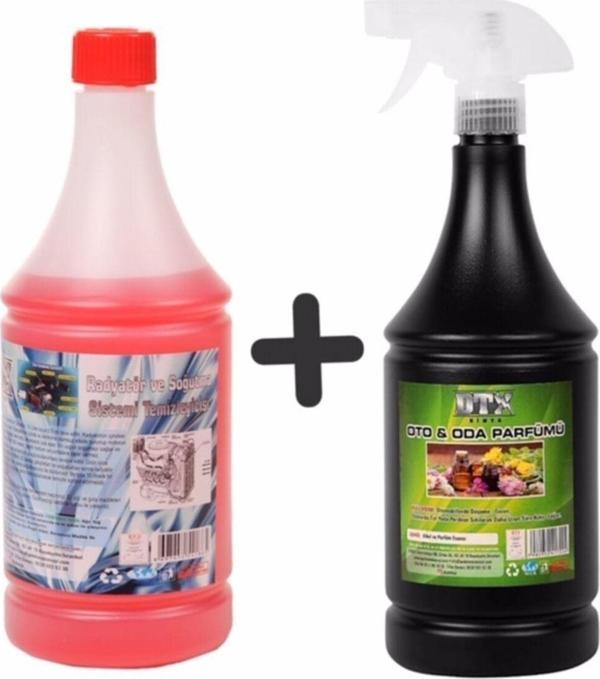 Dtx Kimya Oto Kalorifer Ve Petek Temizleme Ilacı (Solventli) 1 Lt & Oto , Ev Ve Ortam Kokusu 500 Ml - Image 1