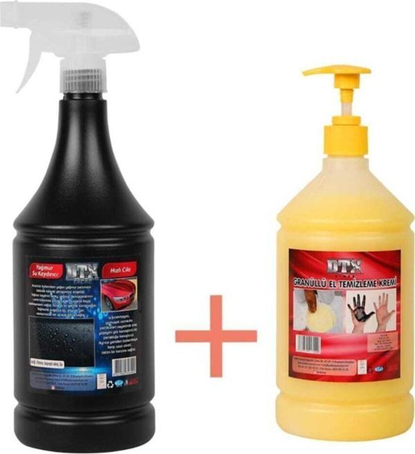 Dtx Kimya Yağmur Su Kaydırıcı Hızlı Cila 1Lt Granüllü El Temizleme Kremi 1 Lt - Image 1