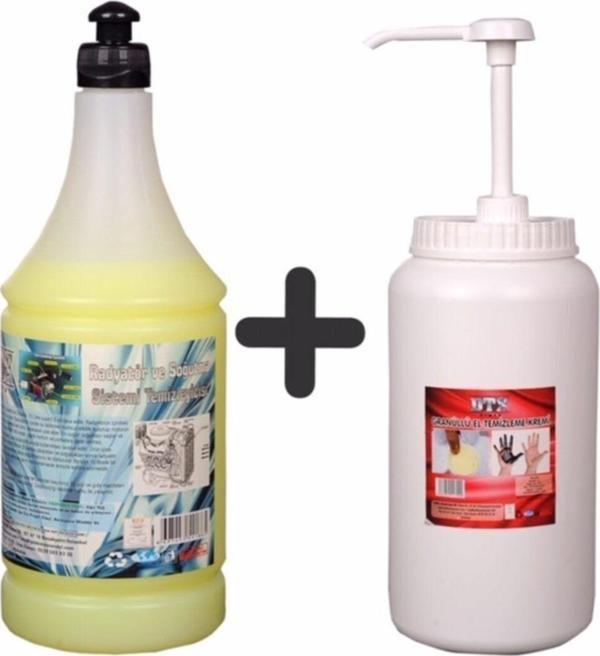 Dtx Kimya Oto Kalorifer Ve Petek Temizleme Ilacı (Solventli) 1Lt + Granüllü El Temizleme Sabunu 3 Kg - Image 1