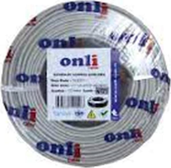 Onli On-4122 4+1 1X0,22 Mini Coax 4X0,22Mm 250 Metre Cca Güvenlik Kamera Kablosu - Image 1