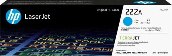 Hp 222A Cyan Mavi 1.200 Sayfa Kapasiteli Toner W2221A - Image 1