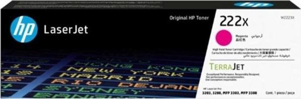 Hp 222X Magenta Kırmızı 2.500 Sayfa Kapasiteli Toner W2223X - Image 1