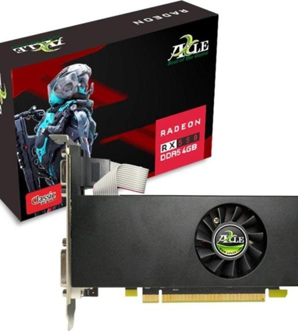 Axle Rx550 Pci-E 4G Ddr5 128Bit Crt-Dvi-Hdmi Lp Ekran Kartı - Image 1