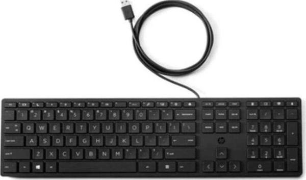 Hp 9Sr37Aa 320K Kablolu Usb Q Klavye Siyah - Image 1