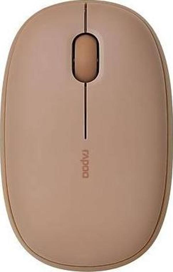 Rapoo M660 Kahverengi Çok Modlu Bluetooth Kablosuz Sessiz Mouse - Image 1