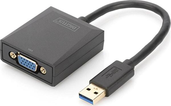 Digitus Da-70840 Usb 3.0 - Vga Grafik Adaptörügiriş: 1 X Usb 3.0 Usb-A 1 X Vga (Hd15) - Image 1