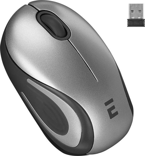 Everest Smw-555 Usb Gümüş 2.4Ghz Optik Mini Wireless Kablosuz Mouse - Image 1