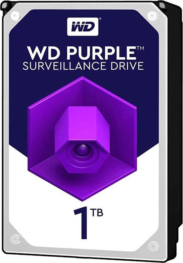 Wd 1Tb Purple 3,5" 64Mb 5400Rpm Wd10Purz Harddisk (İthalat) - Image 1