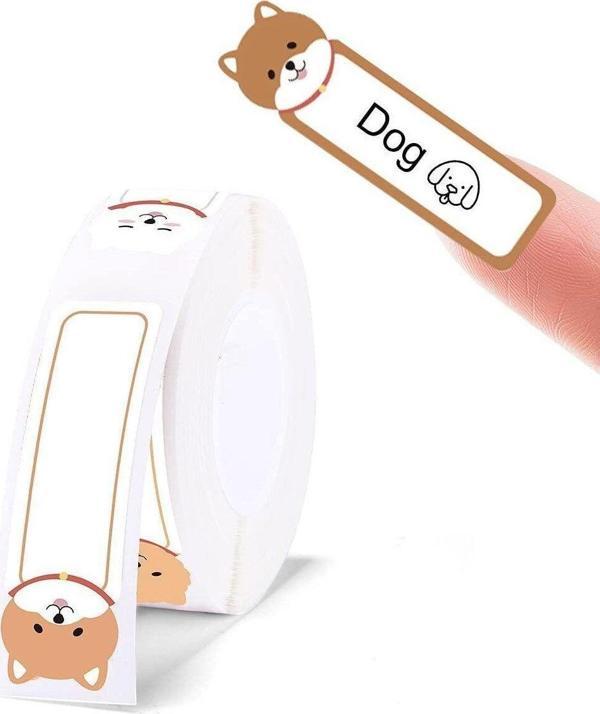 Niimbot T14-50-130Puppy Beyaz-Renkli 14X50Mm Termal Etiket - Image 1