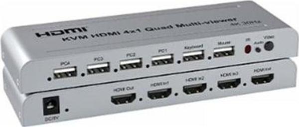 Nova Nvc-Hdsw4-Kvm 4K Hdmi Switcher 4×1 - Image 1