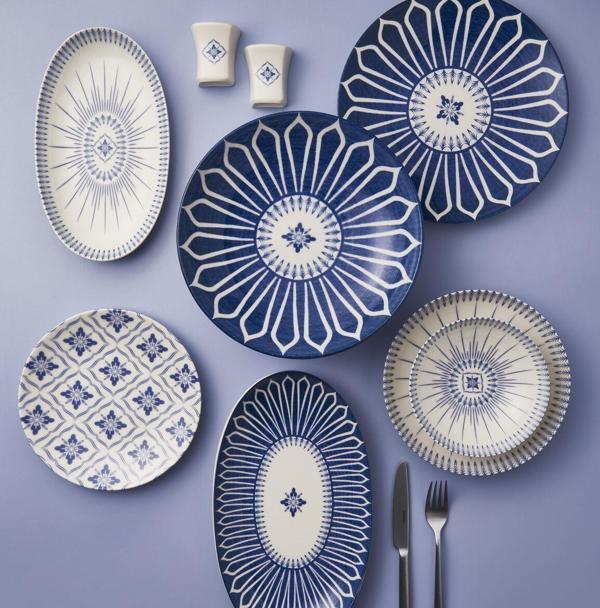 Güral Porselen Camelia 30 Parça 6 Kişilik Bone Yemek Takımı - 2995 - Image 1