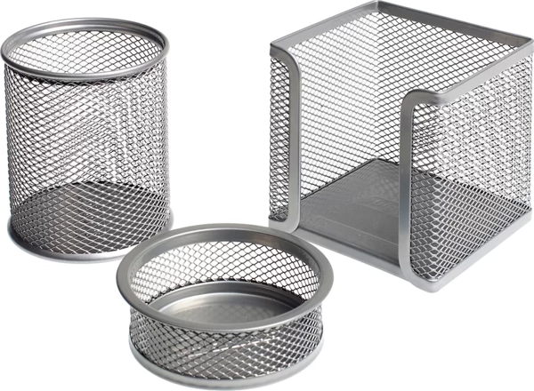 Bigpoint Metal Perfore 3'lü Set Silver - Image 1
