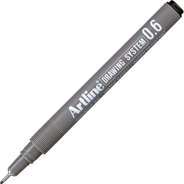 Artline 236 Çizim Kalemi Drawing System 0.6 mm Siyah - Image 1
