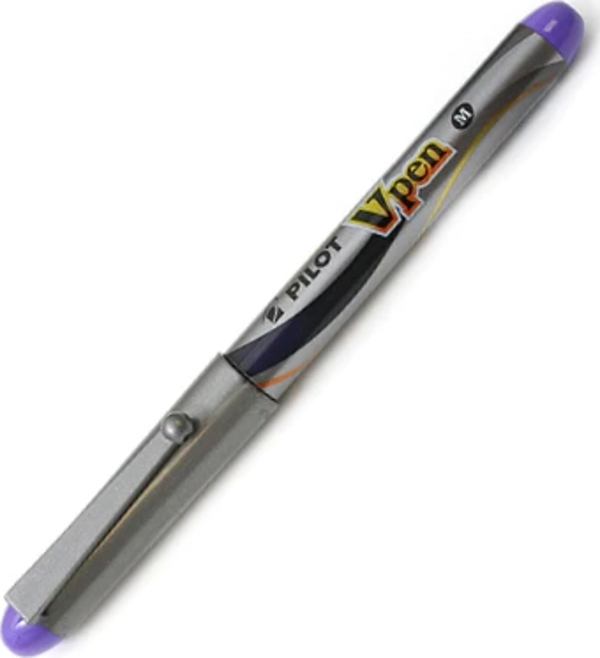 PİLOT V-PEN SİLVER DOLMA KALEM MOR (51004103) (SVP-4M-V) - Image 1