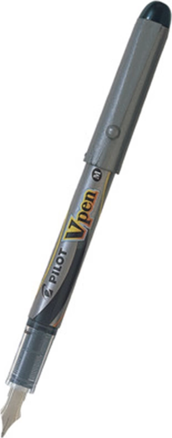 PİLOT V-PEN SİLVER DOLMA KALEM SİYAH (51001847) (SVP-4M-B) - Image 1