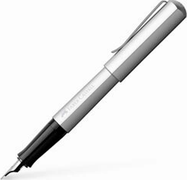FABER-CASTELL HEXO DOLMA KALEM M GÜMÜŞ (150510) - Image 1