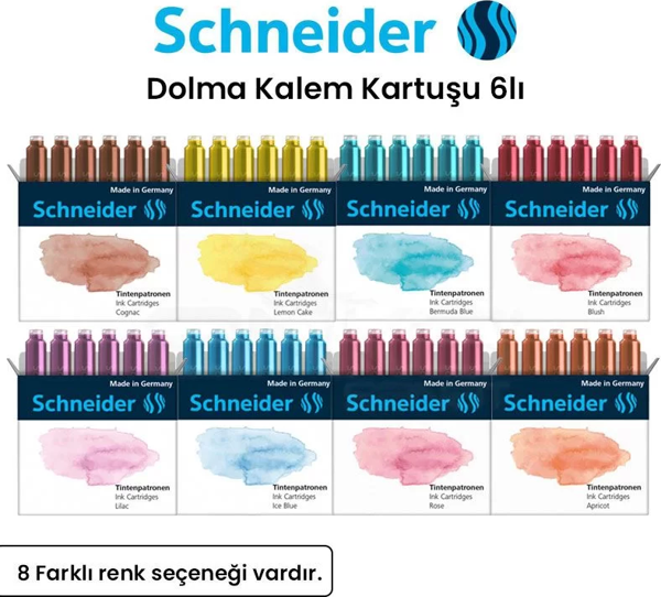 Schneider Dolma Kalem Kartuşu 6lı - Image 1