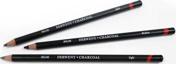 Derwent Charcoal Pencils Füzen Kalem - Image 1
