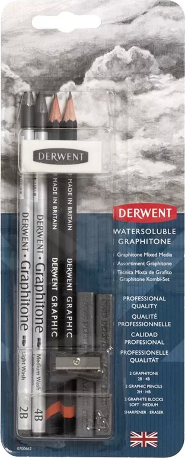 Derwent Watersoluble Graphitone Set 0700662 - Image 1
