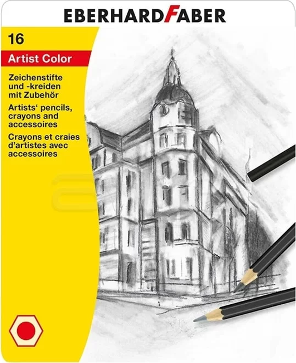 Eberhard Faber Artist Color Çizim Kalemi Seti 16lı 516916 - Image 1