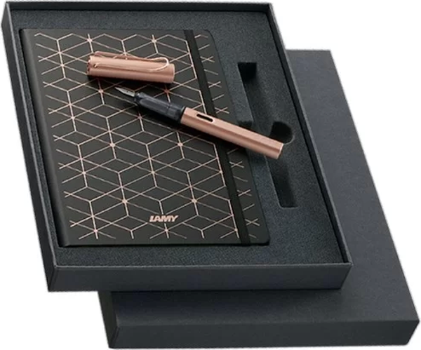 LAMY LX DOLMA KALEM ROSE GOLD VE DEFTER SETİ (F UÇ) - Image 1