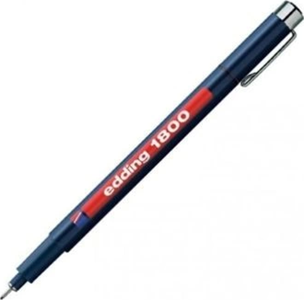 EDDİNG 1800 ÇİZİM KALEMİ 0.7mm SİYAH - Image 1