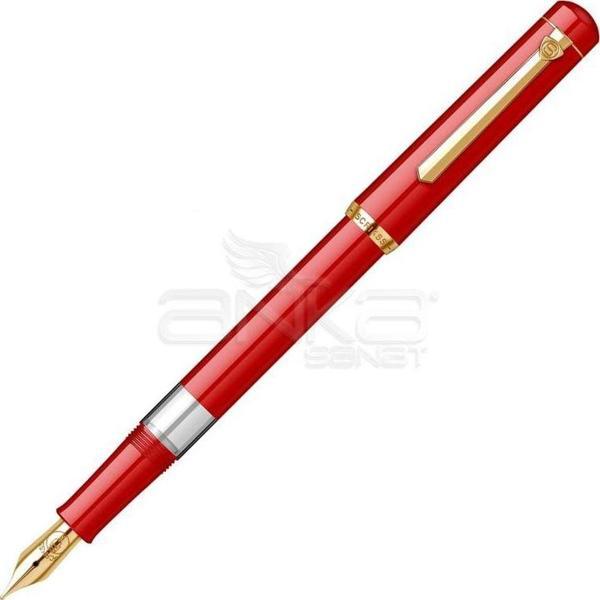 Scrikss 419 Dolma Kalem M Uç Kırmızı - Image 1