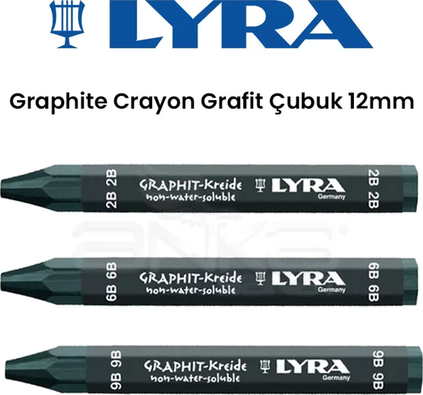 Lyra Graphite Crayon Grafit Çubuk 12mm - Image 1