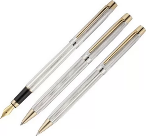 Scrikss 722W Gold-Chrome (Dolma-Tükenmez-Kurşun) - Image 1