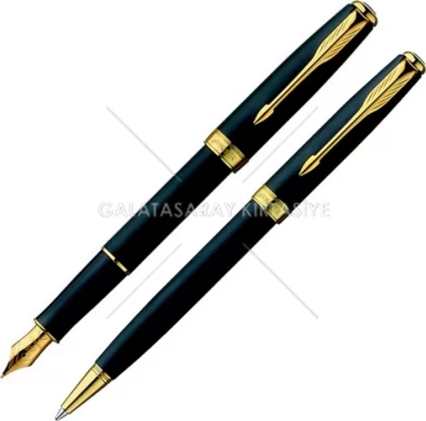 Parker Dolmakalem + Tükenmez Sonnet Mat Siyah GT - Image 1
