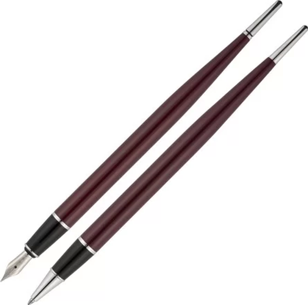 Scrikss Stilofor 17 Sümen Kalem Takımı-Bordo (Dolma+Tükenmez) - Image 1