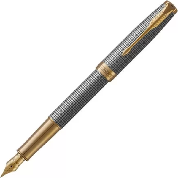 Parker Dolmakalem Sonnet Cisele Silver GT 1931489 - Image 1