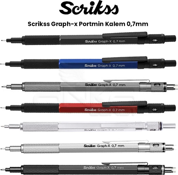 Scrikss Graph-x Portmin Kalem 0,7mm - Image 1