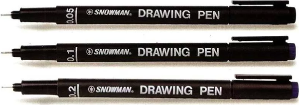 Snowman Drawing Pen Çizim Kalemi - Image 1