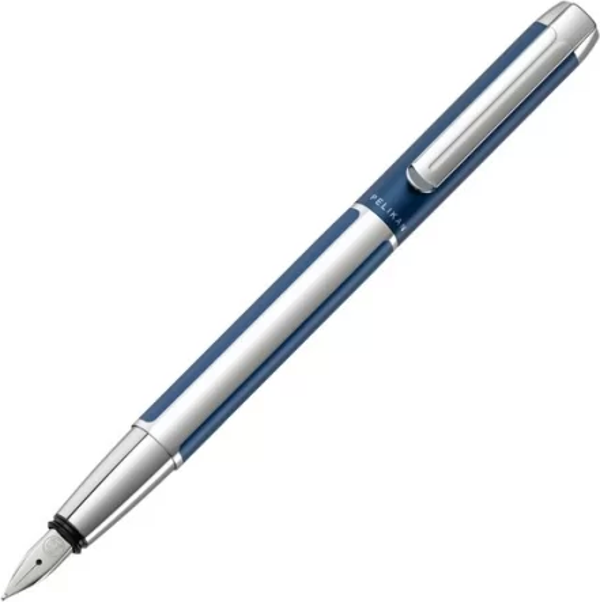Pelikan Dolma Kalem Pura P40 Gümüş-Mavi - Image 1
