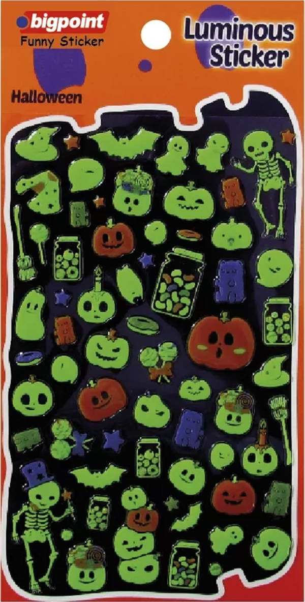 Bigpoint Sticker Fosforlu İskeletler ve Hayaletler - Image 1