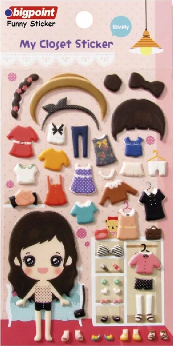 Bigpoint Sticker Kıyafet Giydir Lovely - Image 1