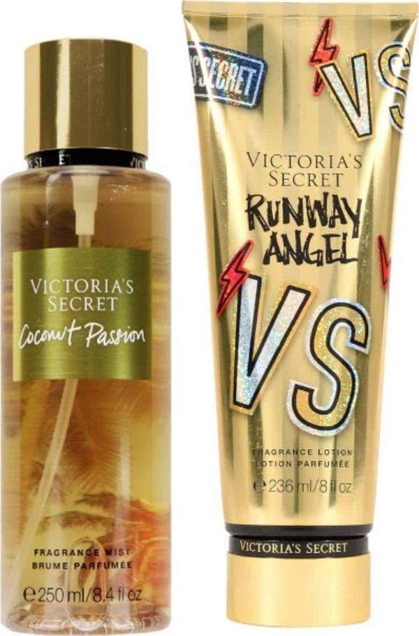 Victoria's Secret Coconut Passion & Runway Angle Vücut Losyonu Ve Spreyi 2'li Set - Image 1